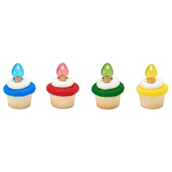 Light it Up Cupcake Rings, 12ct {1}