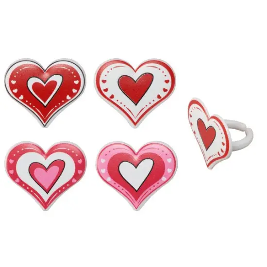 Love is in the Air Cupcake Rings, 12ct {2}