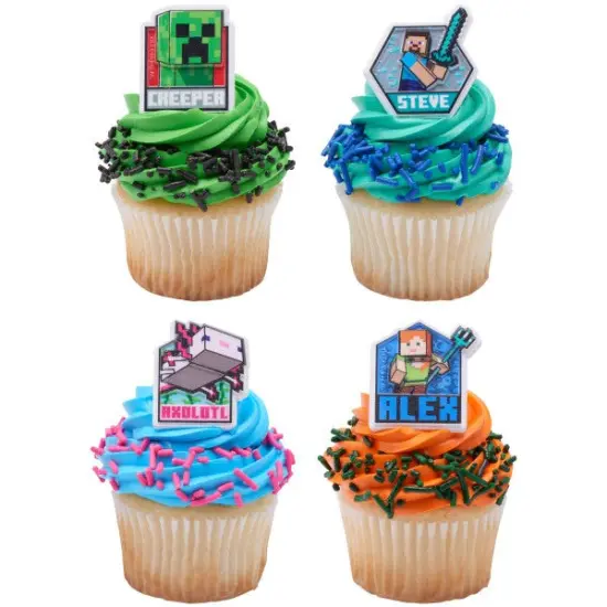 MINECRAFT Lush Finds Cupcake Rings, 12ct {3}