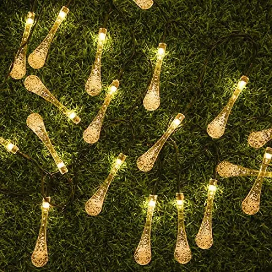 30 LED Solar Powered String Light Waterproof Fairy Light for Outdoor Garden Yard Yellow {3}