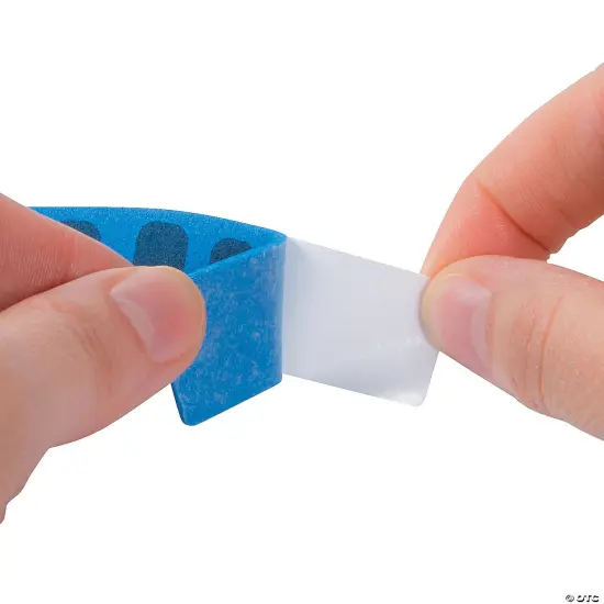 6 3/4" x 4 3/4" Patriotic Red, White & Blue Glasses Craft Kit - Makes 12 {3}