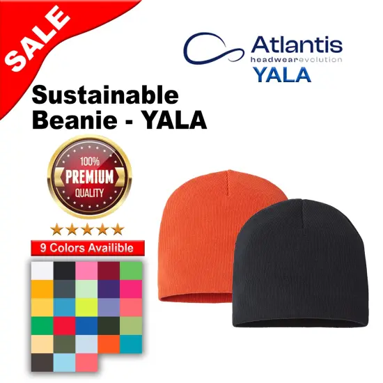 Atlantis Headwear&reg; Sustainable Beanie Burgundy {2}