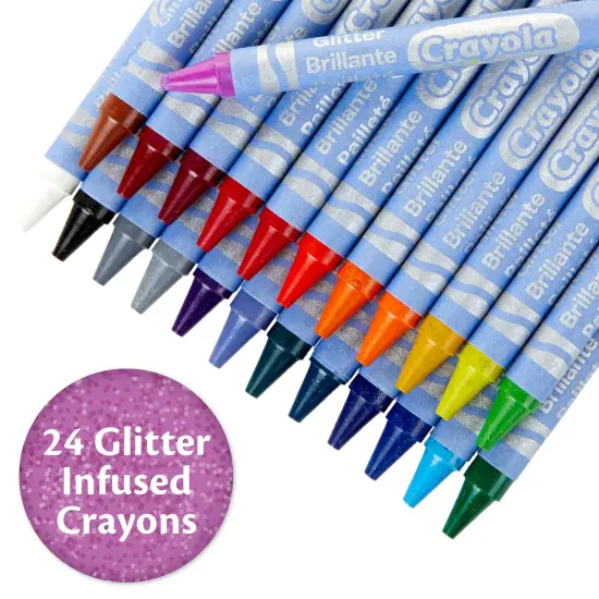 Crayola Crayons-Glitter 24/Pkg {6}
