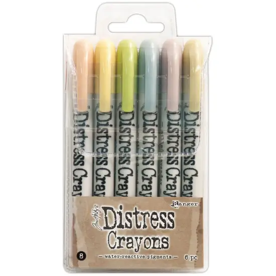Tim Holtz Distress Crayon Set-Set #8 {1}