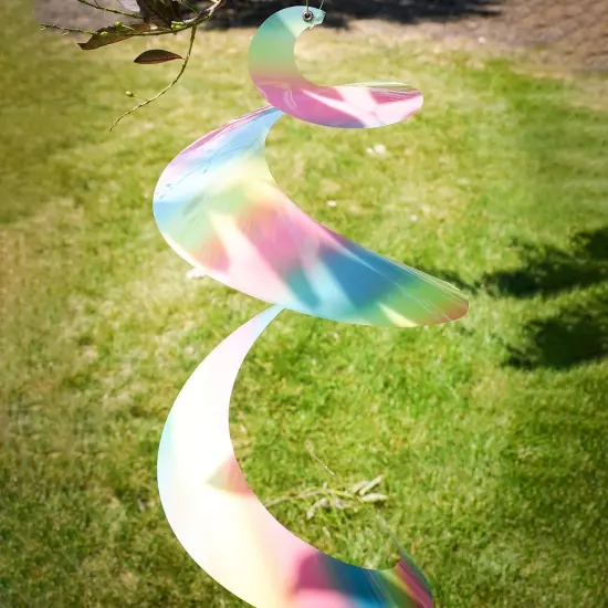 30-inch Striped Iridescent Twister Tail {3}