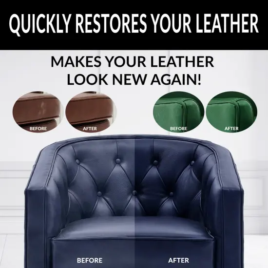Leather Repair Color Restore for Faded and Scratched Couches Dark red {3}