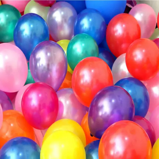 Kitcheniva Pearl Latex Thickening Party Balloon 10 in Black-100 pcs {7}