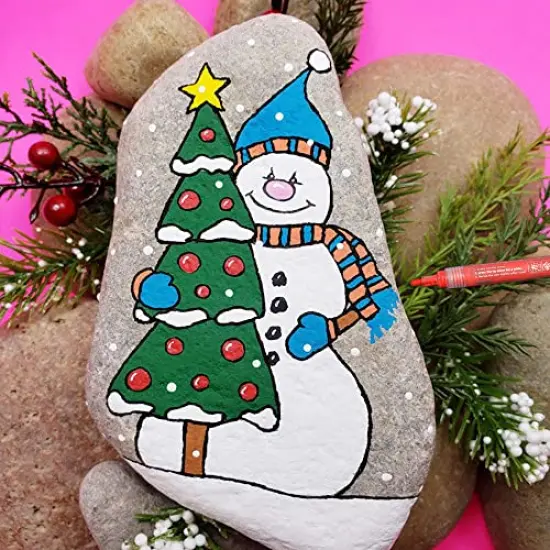 36 Pack Acrylic Paint Marker Pens for Rock Painting, Wood, Canvas, Ceramic, Glass, Fabric, Metal, Paper, Scrapbooking, Pumpkin Painting, Arts Crafts Supplies for Adults Kids(Fine Tip & Medium Tip) {5}