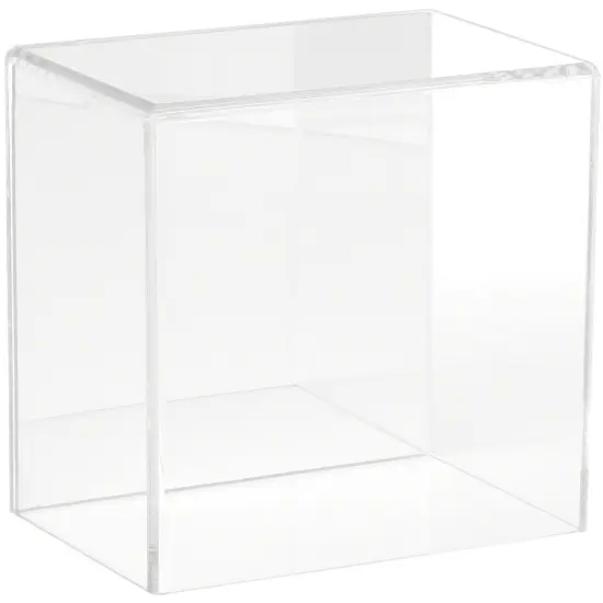 Plymor Clear Acrylic Display Case with No Base (Mirror Back), 6" W x 4" D x 6" H {1}