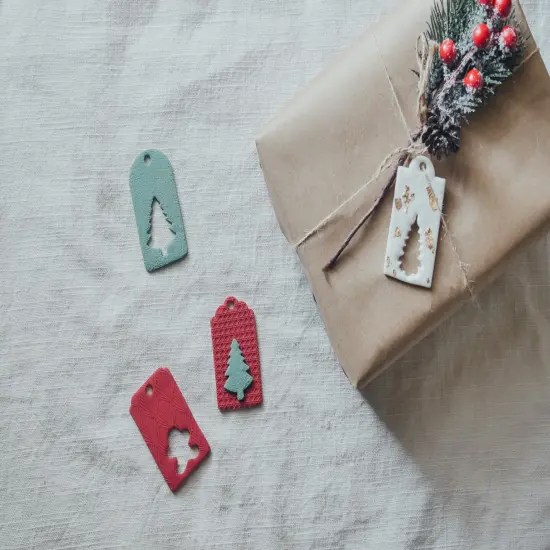 Gift Tag Polymer Clay Cutter Set by Hello Cutters {2}