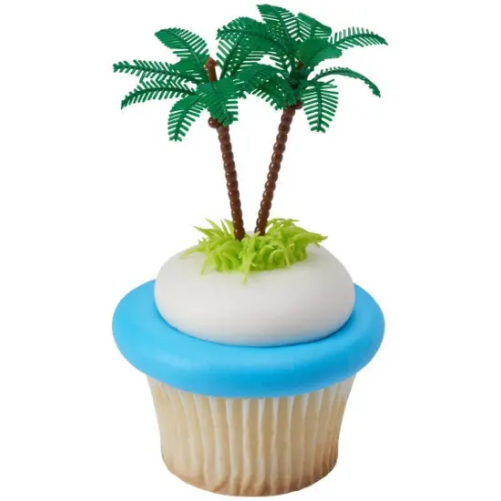 Palm Trees DecoPics Cupcake Decoration, 12ct {2}