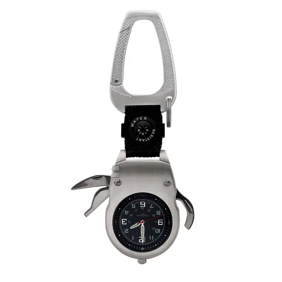 Selectively Gold Layered Presidential Seal JFK Half Dollar Coin Multi-Tool Pocket Watch Compass {2}