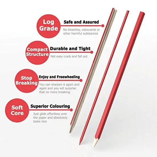 Colored Pencils, Premier Color Pencil Set With 36 Colouring Pencils,Sharpener and Canvas Pencil Bag {3}