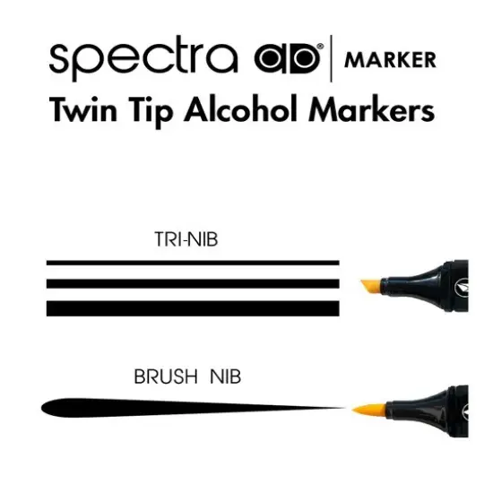 Spectra AD Marker - 12pc Cool Grays {4}