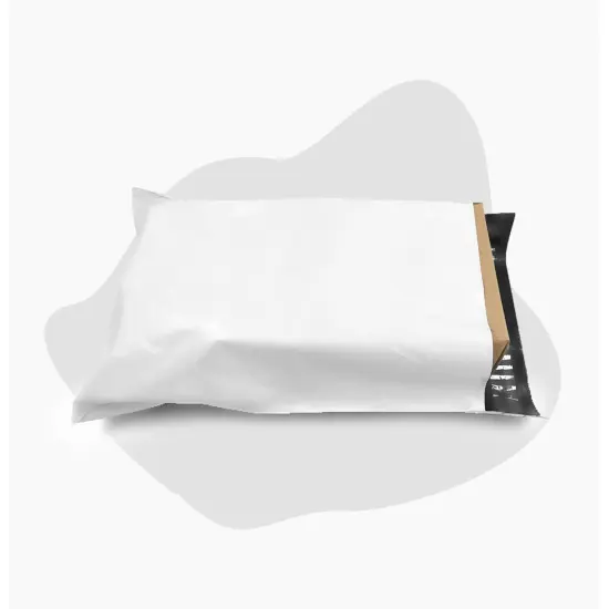 White Poly Bag Mailer Envelopes-Multi Sizes, Weight- 0.25 to 3 pound {2}
