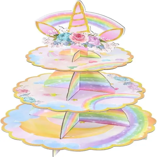 Round Cardboard Cupcake Stand for Cake and Dessert Display {1}