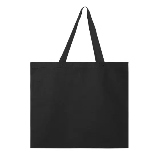 Q-Tees&reg; Promotional Tote Grey {7}