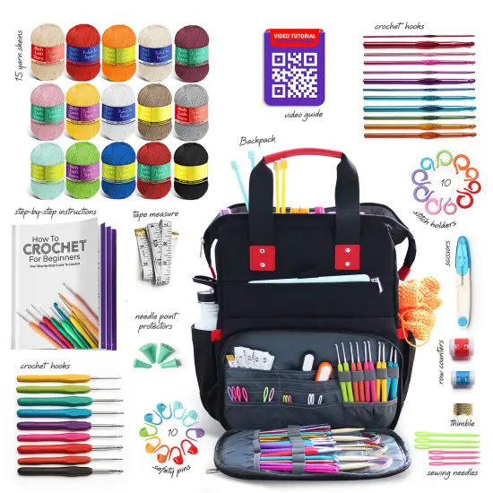 Hearth & Harbor Crochet Backpack Organizer Kit {2}