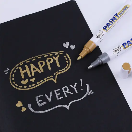 Permanent Paint Marker Pen for Car Tire, Rubber, Metal, Wood 2(blue) {4}