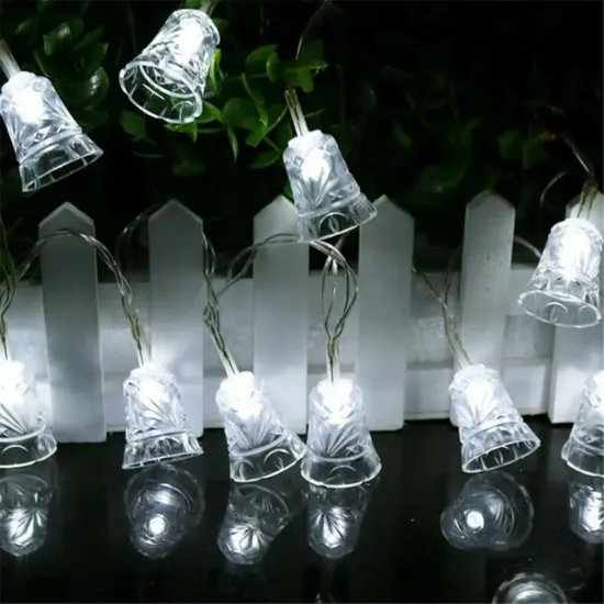 Kitcheniva 20 LED String Light Solar Garden Christmas Decoration Cold white {1}