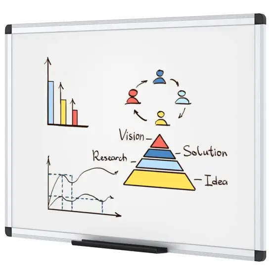 White Board Magnetic Dry Erase Board . {1}