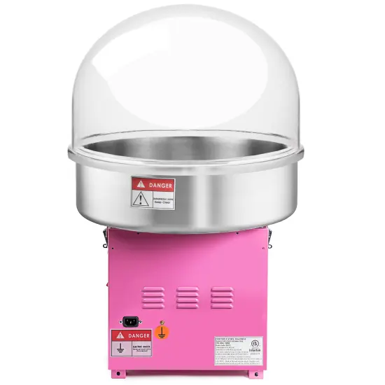 Olde Midway Commercial Quality Cotton Candy Machine with Bubble Shield, SPIN 2000 Electric Candy Floss Maker {3}
