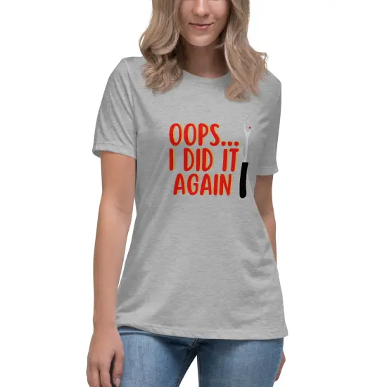 Oops! Women's Relaxed T-Shirt {1}