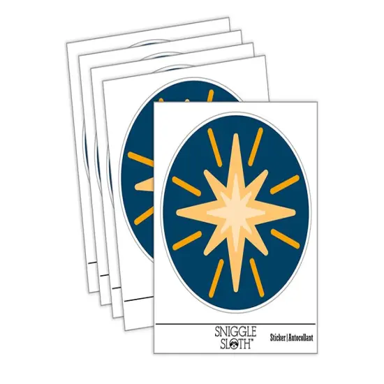 Shining Star Waterproof Vinyl Phone Tablet Laptop Water Bottle Sticker Set - 5 Pack {2}