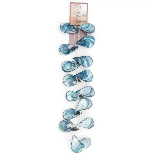 Persephone Sea Shell Beads Collection Value Pack |Blue {2}