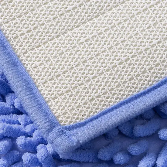 Kitcheniva Luxury Chenille Non Slip Bathroom Rugs Pink {3}