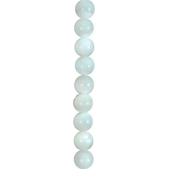 6 Packs of MOP 6mm Shell Beads 8" Strand {1}