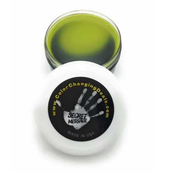 Universal Magic Paints Thermochromic Heat Sensitive for Secret Messages Color Changing T-Shirts & Shoes Black to yellow {1}