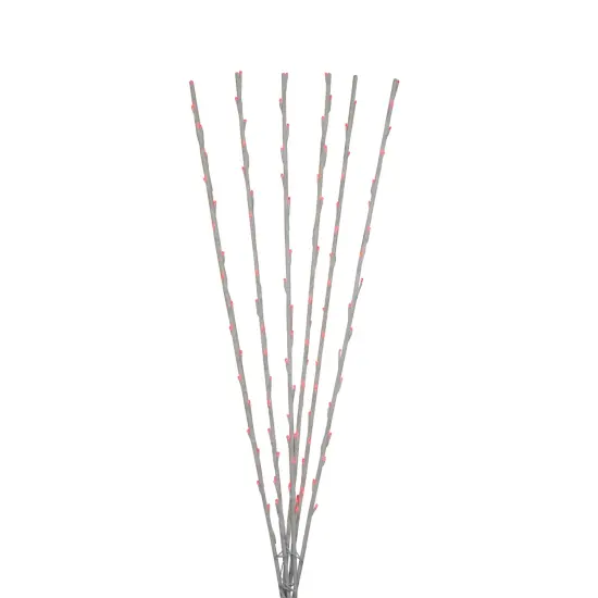 Northlight LED Lighted Branch Spray Outdoor Christmas Pathway Marker - 72"- Red White {1}