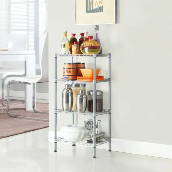 Kitcheniva Adjustable 4 Tier Corner Shelves Organizer {3}