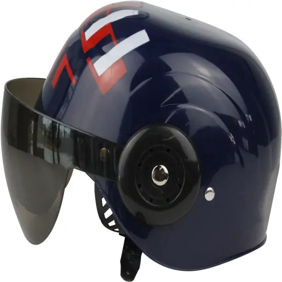 Child's Air Force Jet Fighter Pilot Dark Blue Helmet Costume Accessory {3}