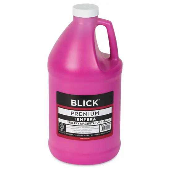 Blick Premium Grade Tempera - Primary Magenta, Half Gallon {1}