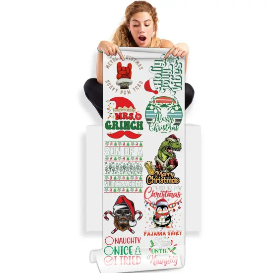 Christmas Season Direct-to-Film Gang Sheets - 22x60 Inches {1}