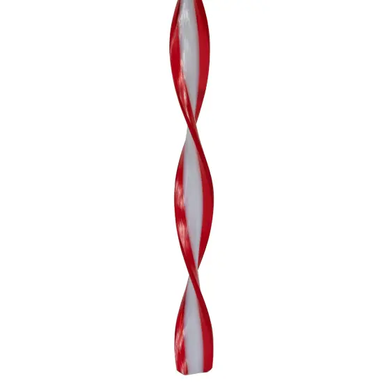 Northlight 6ct Red and White Candy Swirl Christmas Ornaments 8" {7}