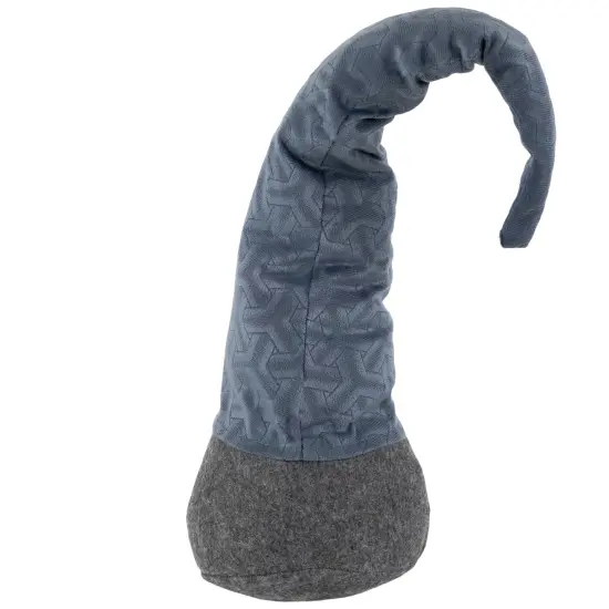 Northlight Standing Christmas Gnome with Patterned Hat Figure - 18" - Blue {6}