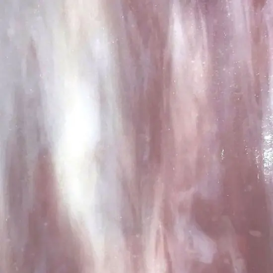 Wissmach Stained Glass Sheet: Light Mauve (Purple) Swirled Opal 266L {1}