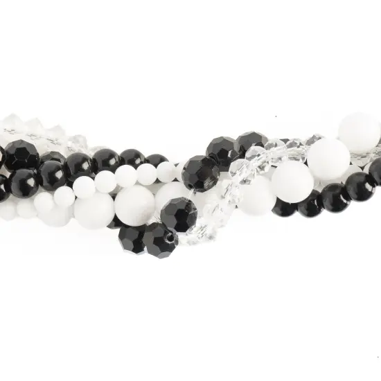 Crystal Lane DIY Tuberose Twisted Glass & Pearls Beads, 5 Strands {1}