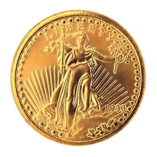 Tribute to America's Most Beautiful Coins - $20 Saint Gaudens Gold Piece 1907-1933 Replica Coin {1}