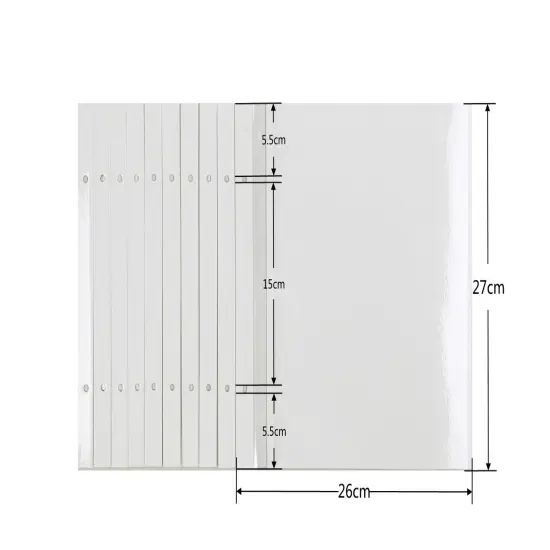 20 Refill Pages, 11x10.6 inches Photo Album Self Adhesive Scrapbook 20 Refill Pages for 11x10.6 inch 40 Pages Photo Album {5}