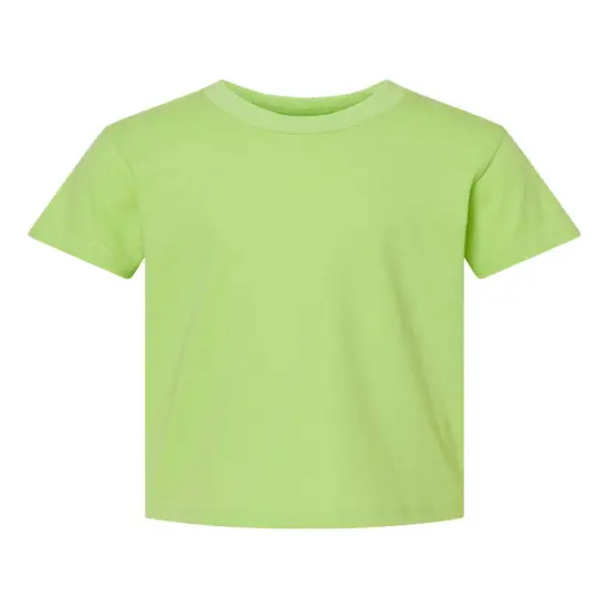 Rabbit Skins&reg; Toddler Cotton Crewneck Short Sleeve Jersey T-Shirt -3301T Key lime {1}