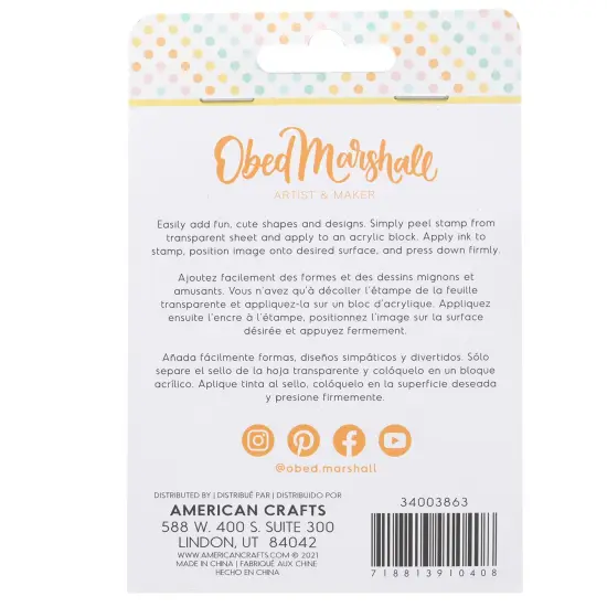 Obed Marshall Especial Clear Stamps 7/Pkg {2}