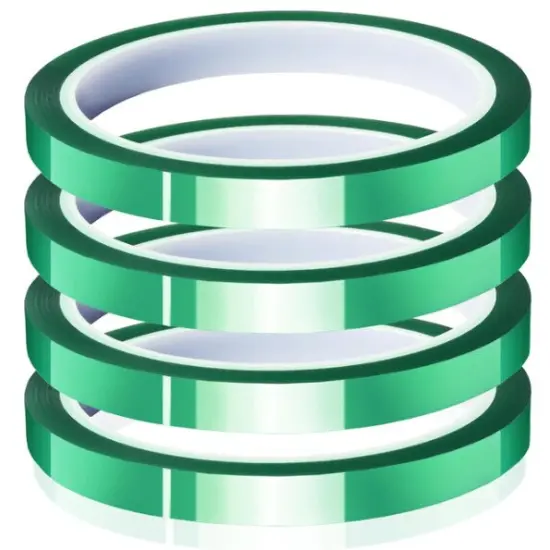 4 rolls Heat resistant Tapes sublimation Press Transfer Thermal GREEN 6mmx30m SUBLITAPE {1}