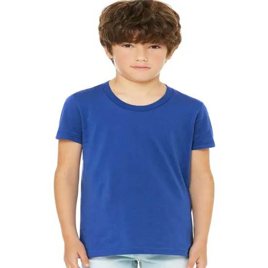 BELLA + CANVAS&reg; Youth Jersey Crewneck Short Sleeve Tee - 3001Y True royal {1}
