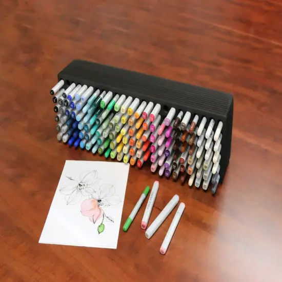 4 Durable Art Marker Pen Organizer Trays for Copic {2}