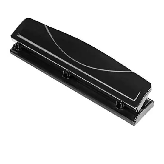 3 Hole Punch, 10 Sheet Capacity, Black {2}
