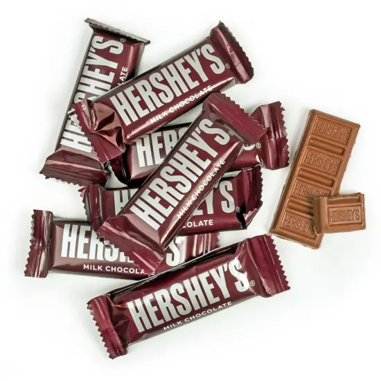 44 Pcs Bulk Wedding Candy Hershey's Snack Size Chocolate Bar Party Favors (19.8 oz, Approx. 44 Pcs) - Botanical {2}